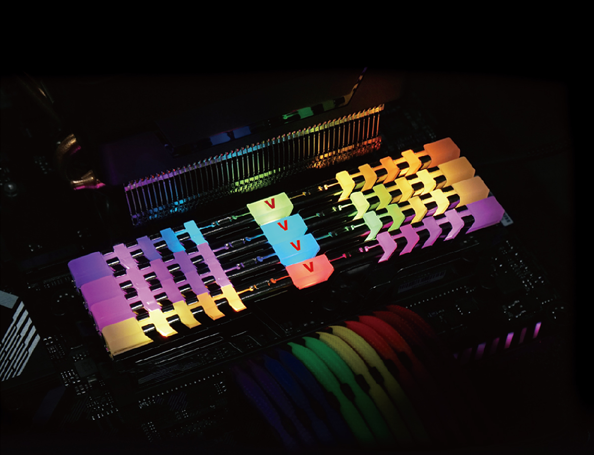 V-Color SKYWALKER PRISM RGB 8GB DDR4 3000 (PC4 24000) Desktop Memory ...