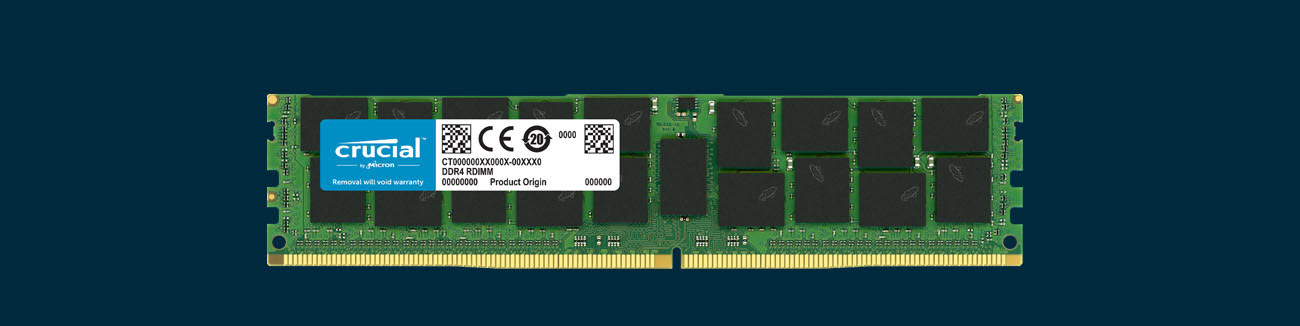 Crucial RDIMM DDR4 ECC Server Memory
