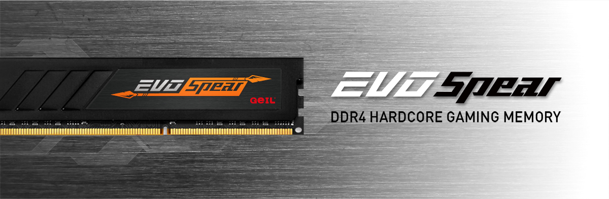 EVO Spear 288 broches DDR4 SDRAM DDR4 Module mémoire de bureau 16 go 3200 MHz. Geil
