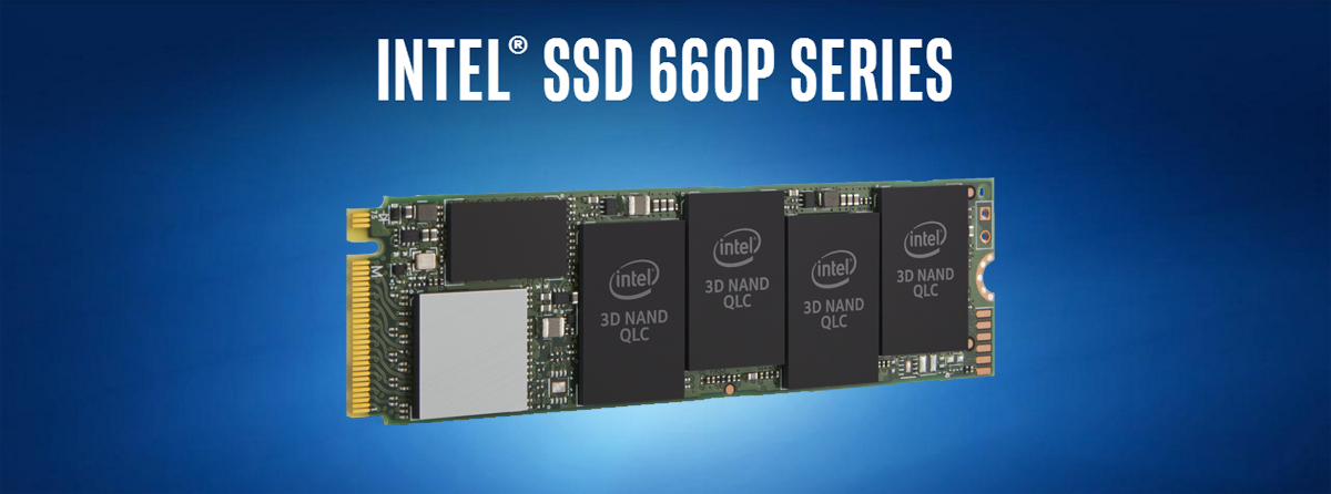 Intel 660p Dòng M.2 2280 1TB PCIe NVMe 3.0 x4 3D2, Ổ cứng thể rắn bên trong QLC (SSD) SSDPEKNW010T8X1