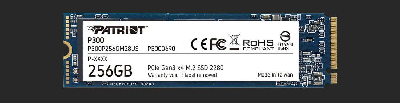 Patriot P300 M.2 PCIe NVMe 1.3 SSD