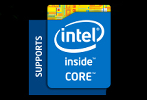  Logo of Intel Core inside  