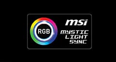 a MSI Mystic Light logo