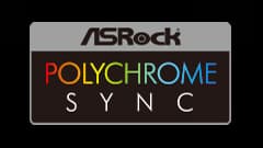 an ASRock Polychrome logo