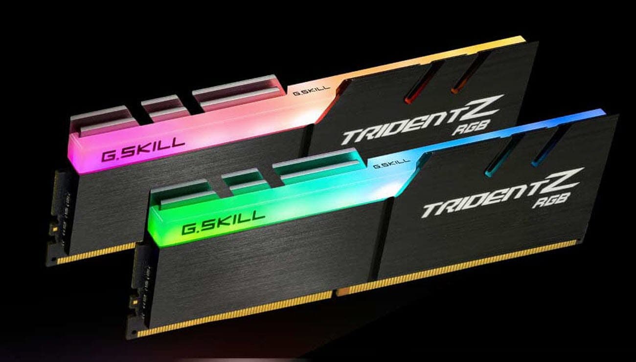 G.SKILL TridentZ RGB Series 16GB (2 x 8GB) 288-Pin PC RAM DDR4 3000 (PC4  24000) Desktop Memory Model F4-3000C16D-16GTZR 