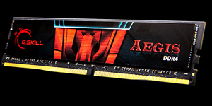 G.Skill DDR4 Memory Stick Angled to the Left