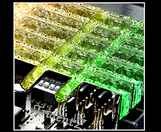 G.SKILL Trident Z Royal Series Crystalline Light Bar close-up