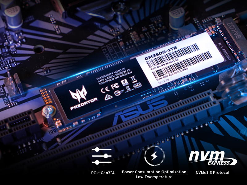 Nvme gen3 x4 ssd