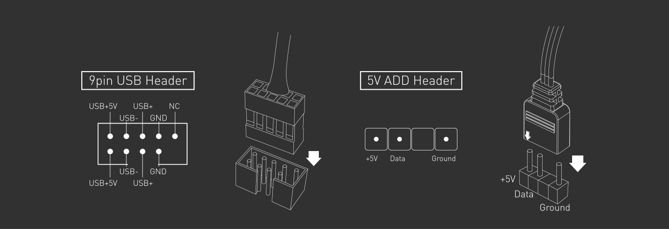 Two ways to light up the T-FORCE DELTA MAX RGB