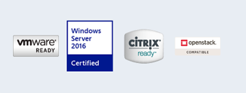 Fully certified storage virtualization solutions