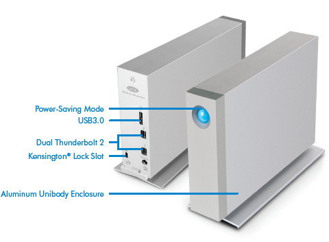 lacie 1tb d2 thunderbolt 2 hard drive