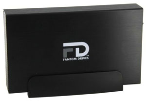 front view of the external hard drive