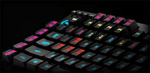 Left-Side Keys of the Logitech G910 Orion Spark RGB Keyboard