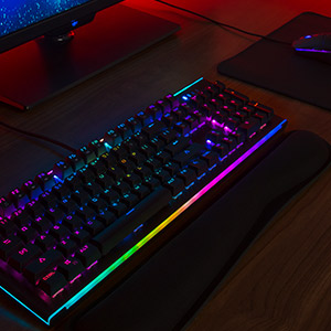 Rosewill NEON K75 V2 BR Wired Mechanical Gaming Keyboard with Kailh ...