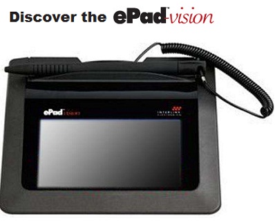 ePadLink ePad-Vision VP9808 Electronic Signature Capture Device with