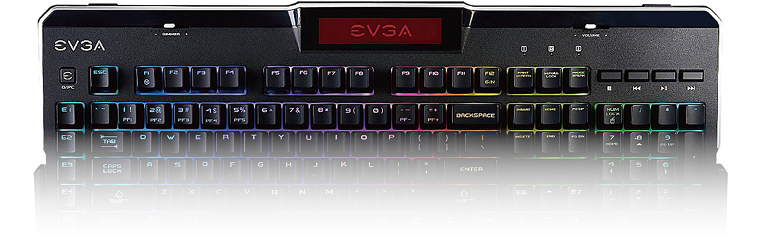 top part of the keyboard