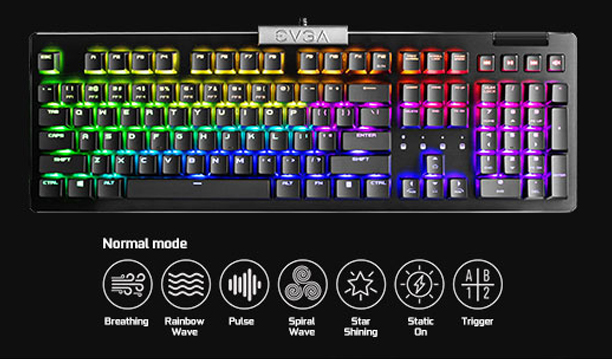 evga z15 rgb mechanical gaming keyboard