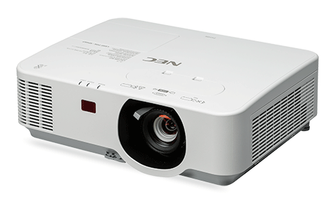 NEC Display Solutions P474W Projector Angled Down to the Left