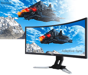 Acer 35-inch UltraWide 144Hz VA FreeSync Monitor - XZ350CU 
