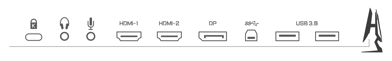 KD25F, different ports