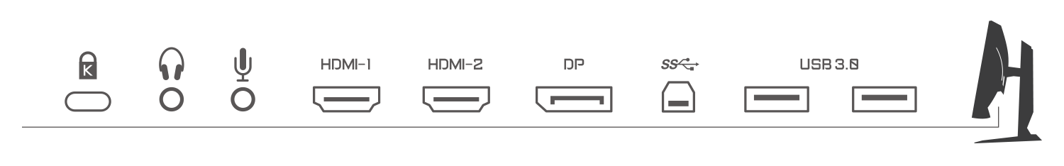 CV27F, different ports