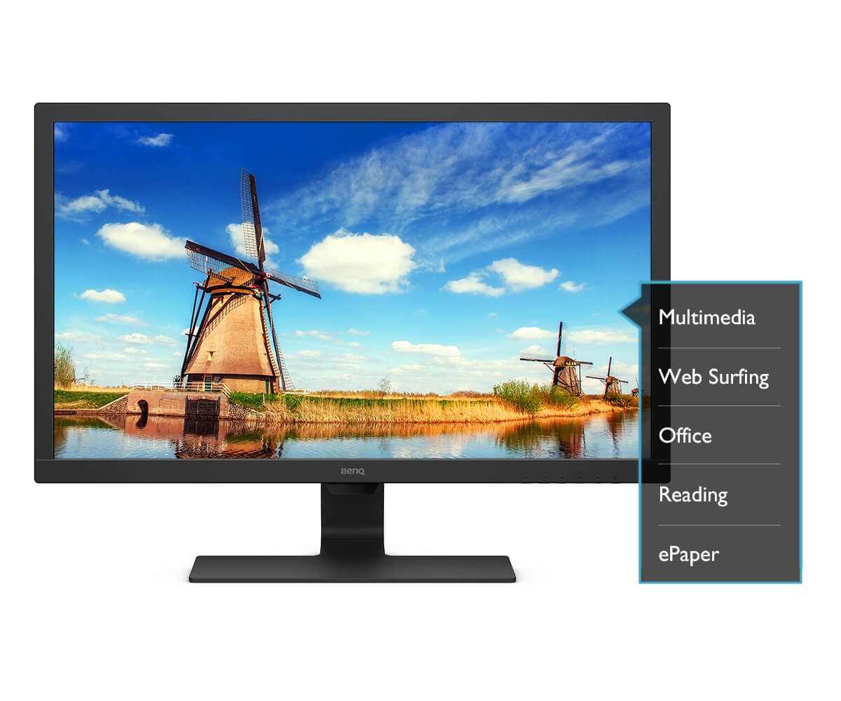 a monitor with different modes