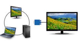 VGA Connector Connecting the Sceptre Monitor to a Desktop PC, Laptop and Other Sceptre Monitor