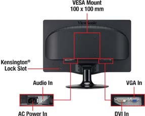 Монитор viewsonic va2231wa не включается