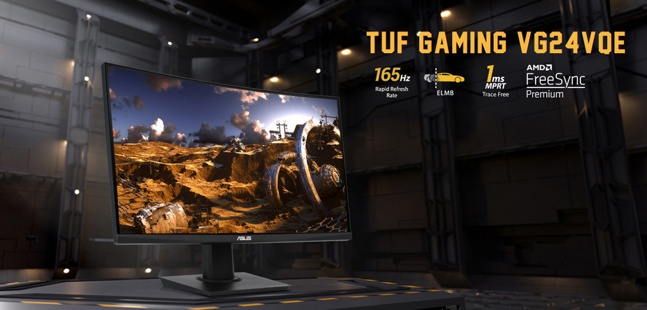 asus tuf gaming vg24vqe 1ms 165hz