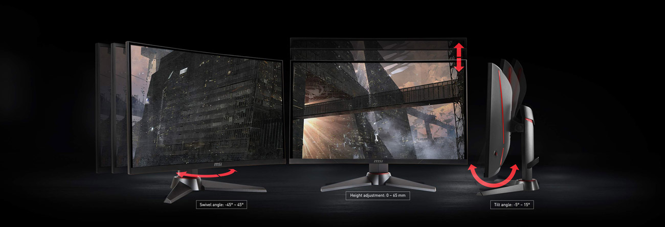 Msi Optix Mag270vc 27 Hd 144hz Led Backlight Curved Gaming Monitor