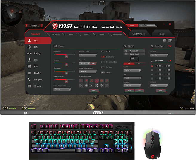 Games osd. MSI Gaming OSD. MSI Optix mag301rf. OSC Gaming.