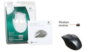 Logitech M705 Marathon Wireless Mouse 3 Year Battery Life Hyper-Fast Scrolling &amp; USB Unifying