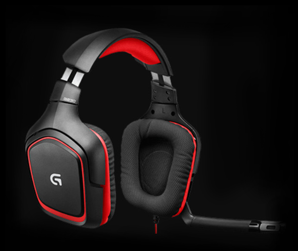 Logitech G230 Circumaural Stereo Gaming Headset 