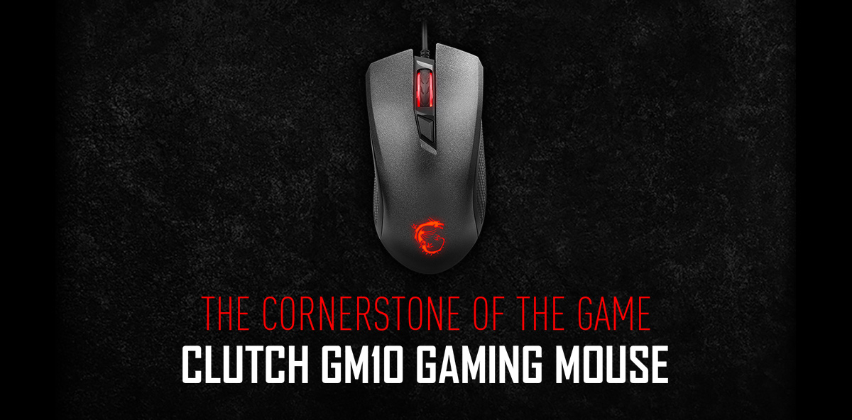 MSI CLUTCH GM10 Souris Gaming – STATION DE TRAVAIL