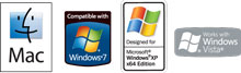 Mac and Windows Software Badges