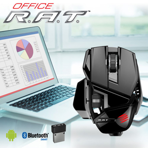 Mad Catz Office R A T Wireless Mouse For Pc And Android Newegg Mad Catz Office R A T Sup Wireless Mouse
