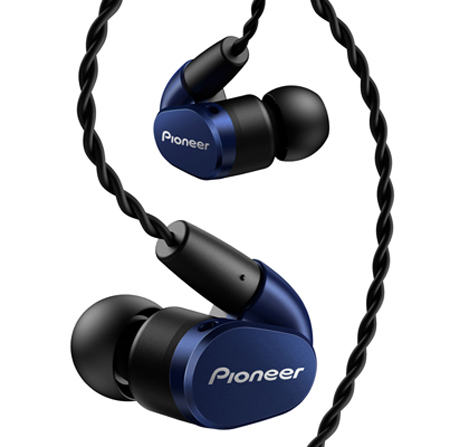 Pioneer Se Ch5t L In Ear Stereo Headphones Blue Newegg Com