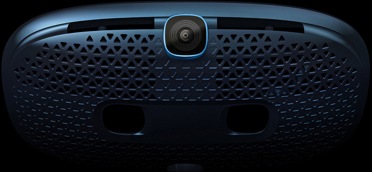 the detail of the front side of the VR