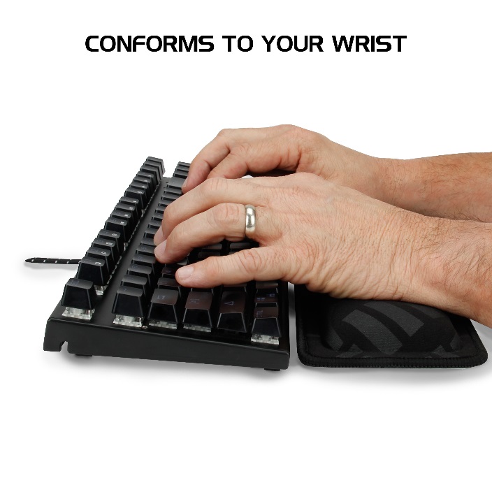TKL Keyboard Wrist Rest Pad with Soft Memory Foam Support for