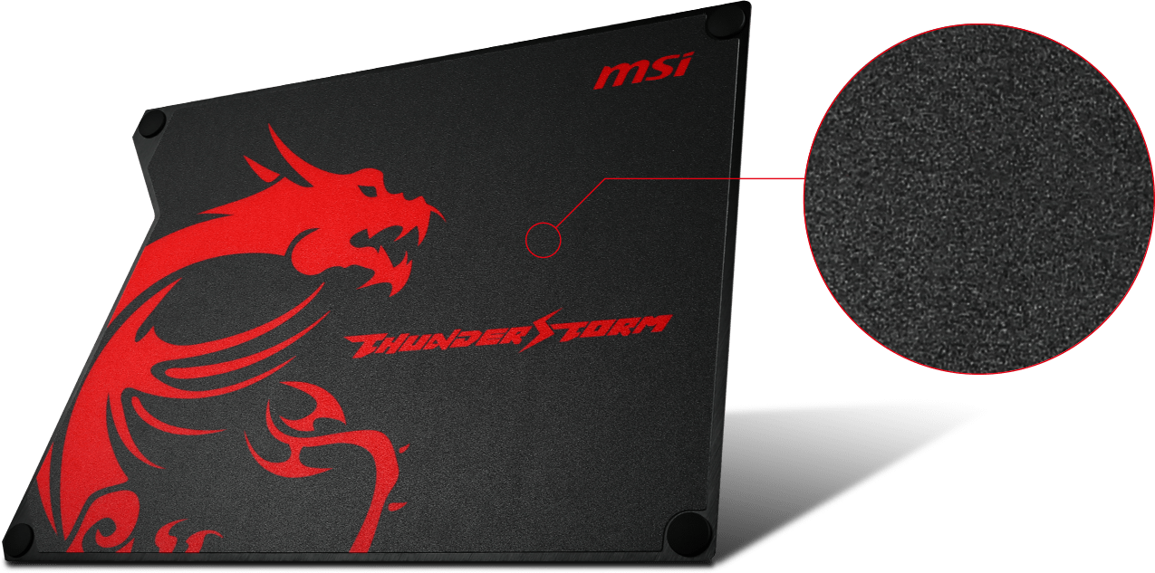 msi thunderstorm mousepad