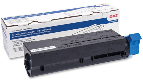 MB472 MB562 Printers B512dn MB492 Supply Spot 2 PK High Yield Compatible Replacement for Okidata 45807105 Black Toner for B412dn B432dn