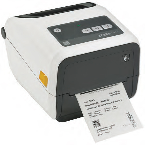 Zebra ZD420 4” Thermal Transfer Desktop Label Printer for Healthcare ...