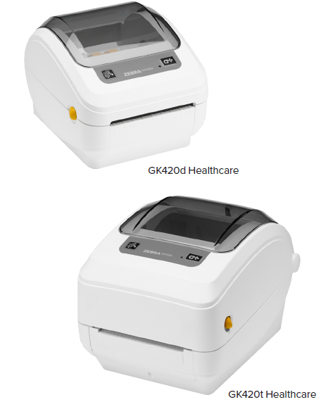 Zebra Gk420t Healthcare 4” Desktop Thermal Transfer Label Printer 203 Dpi Usb Ethernet Epl 7096