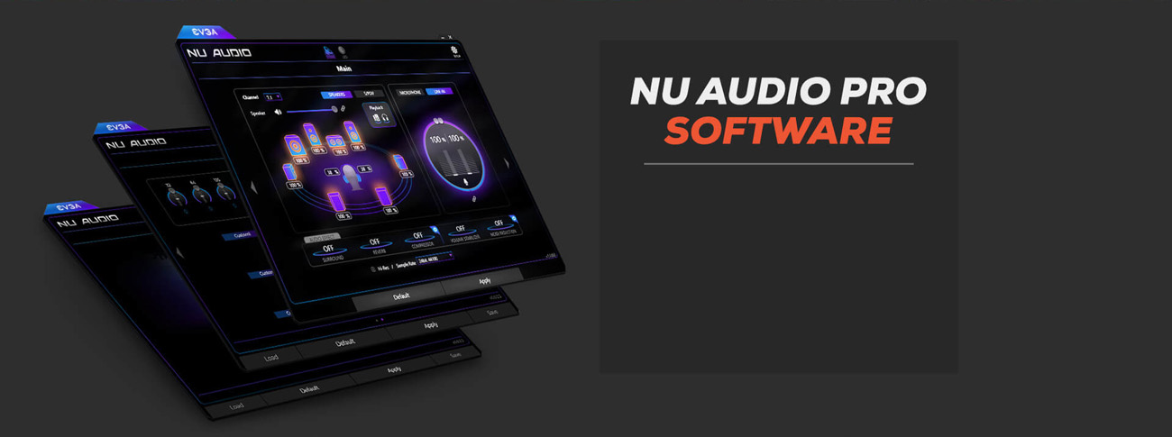 EVGA NU Audio Pro Cards software