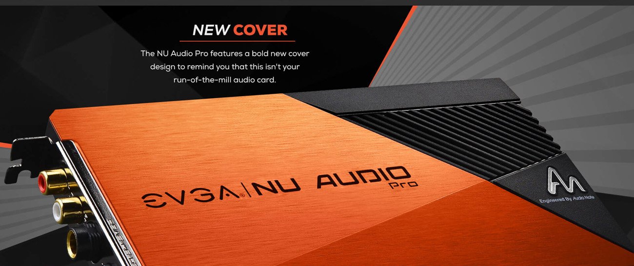 EVGA NU Audio Pro Cards back view