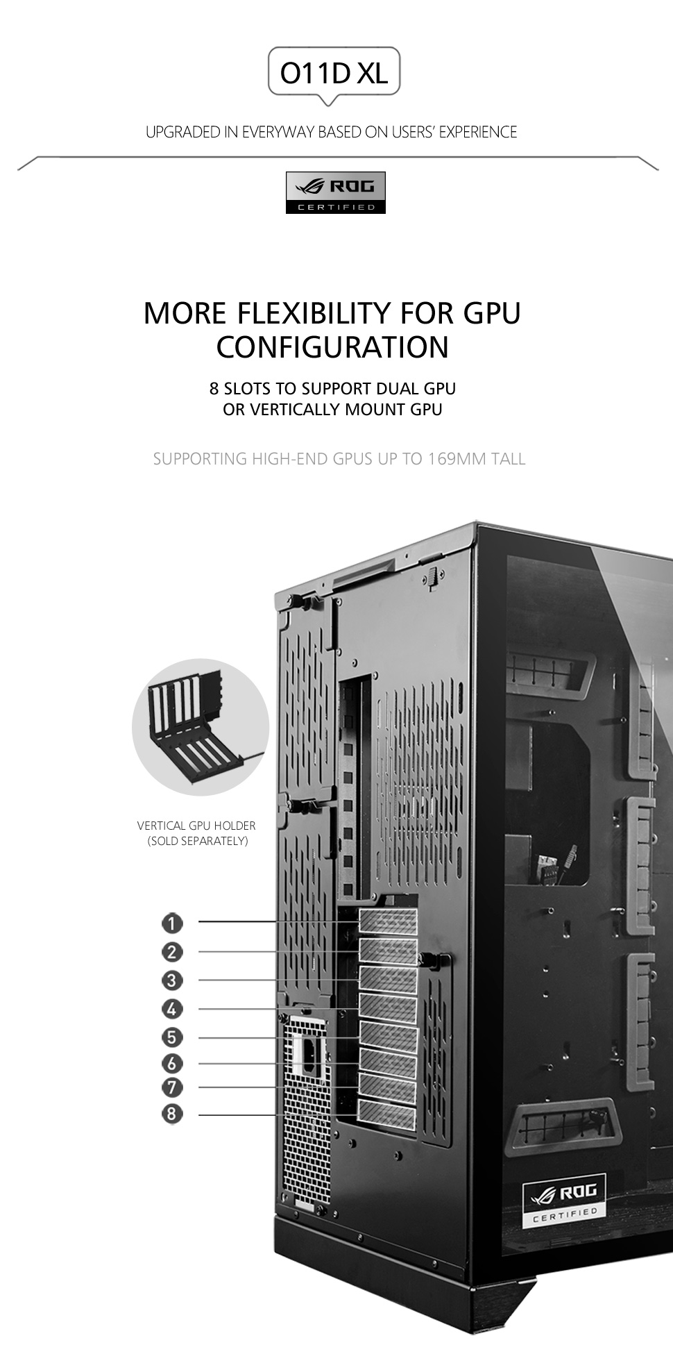 Lian Li O11 Dynamic Xl Rog Black Full Tower Gaming Computer Case Newegg Com