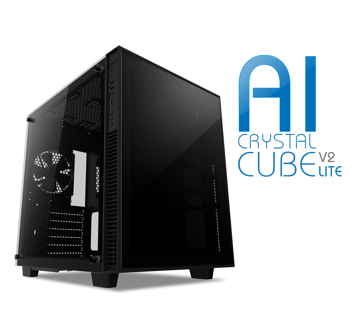 Anidees Ai Crystal Cube Lite Atx Desktop Case