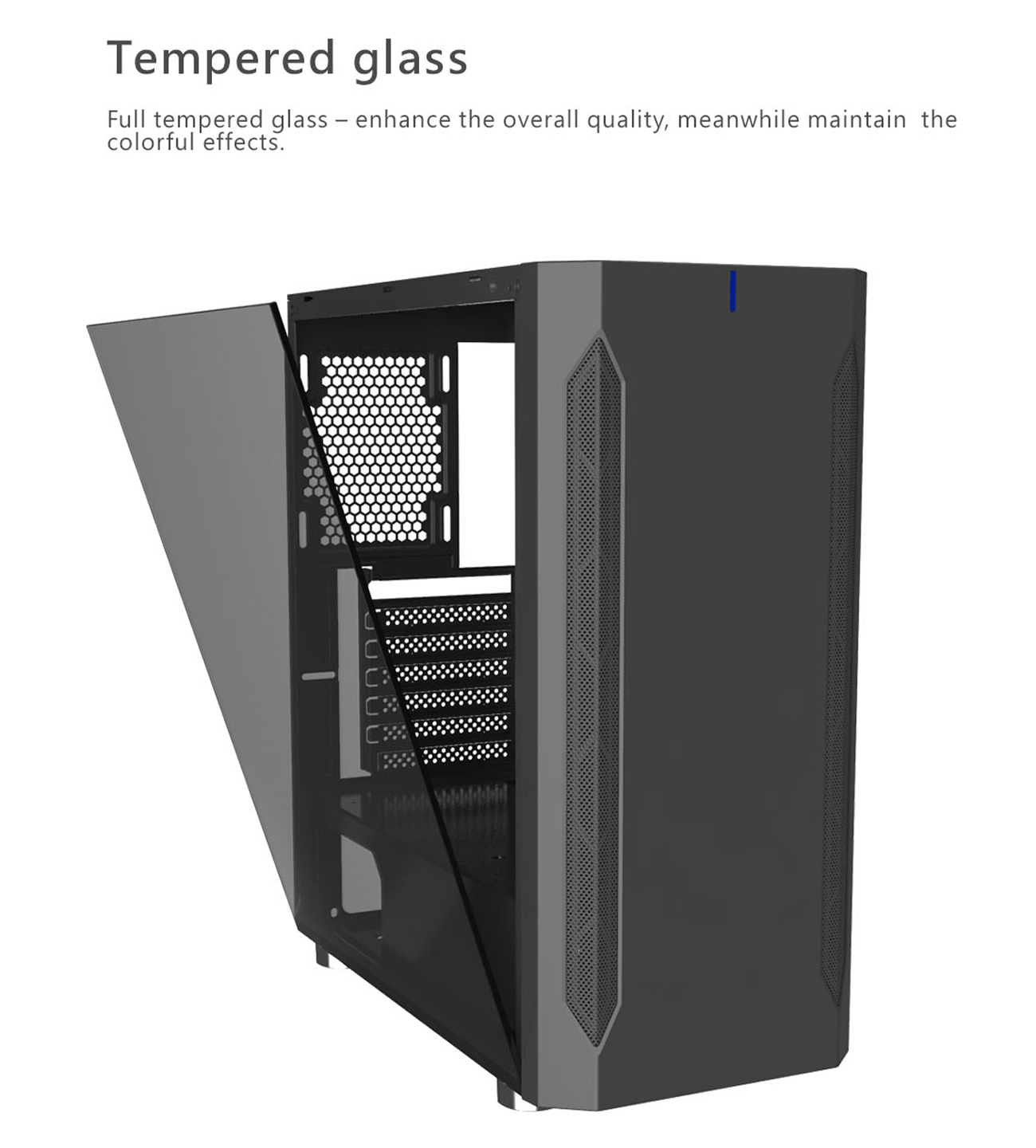 Montech FIGHTER 400 ATX MidTower Computer Gaming Case /HighAirflow