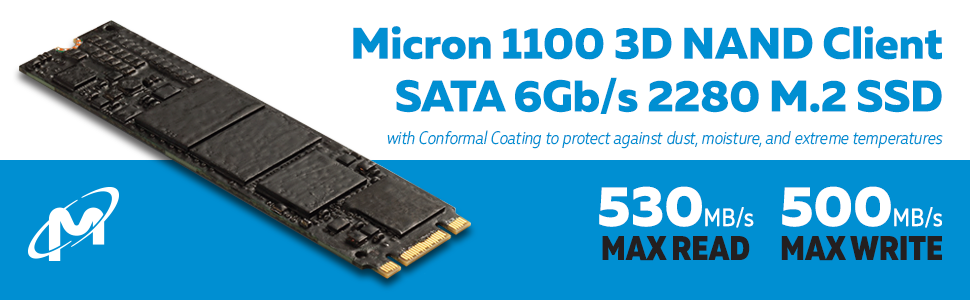 ③-W132-Micron SATA 2.5 1024GB SSD厚み7㎜ 1点