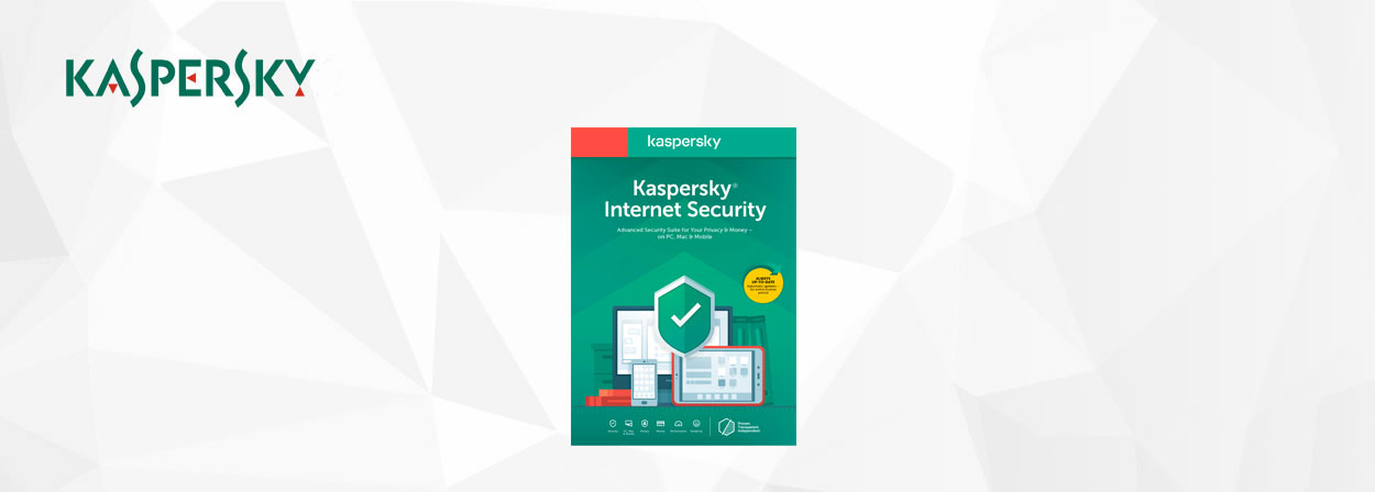 Kaspersky Internet Security 2019 Main Banner with Product Box